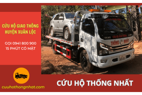 Cứu hộ giao thông huyện Xuân Lộc gọi 0941.800.900, 15 phút có mặt