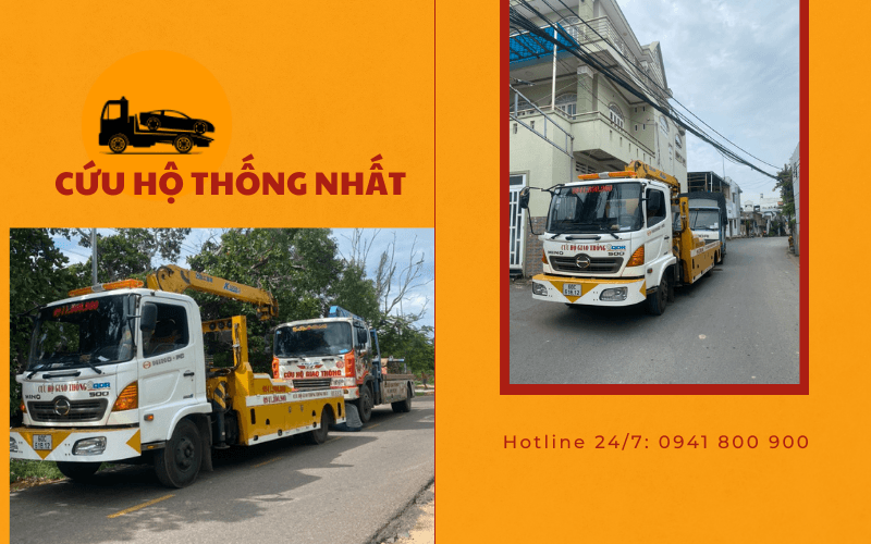 đội xe cứu hộ cẩu kéo tại Thống Nhất Đồng Nai của Thống Nhất